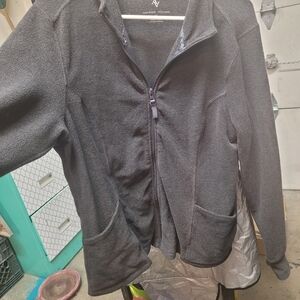 Adrienne Vittadini Charcoal Utility Jacket